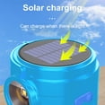 thumbnail image 2 of Bewildely Luz LED Solar para acampar con asa, tienda de campaña, reflector potente recargable por USB, farol impermeable, equipo colgante Iluminación y accesorios Bewildely HA074346-00, 2 of 6
