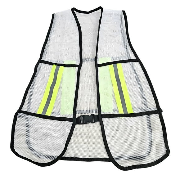 Chaleco de Seguridad Vial Mexsafe Malla Color Blanco