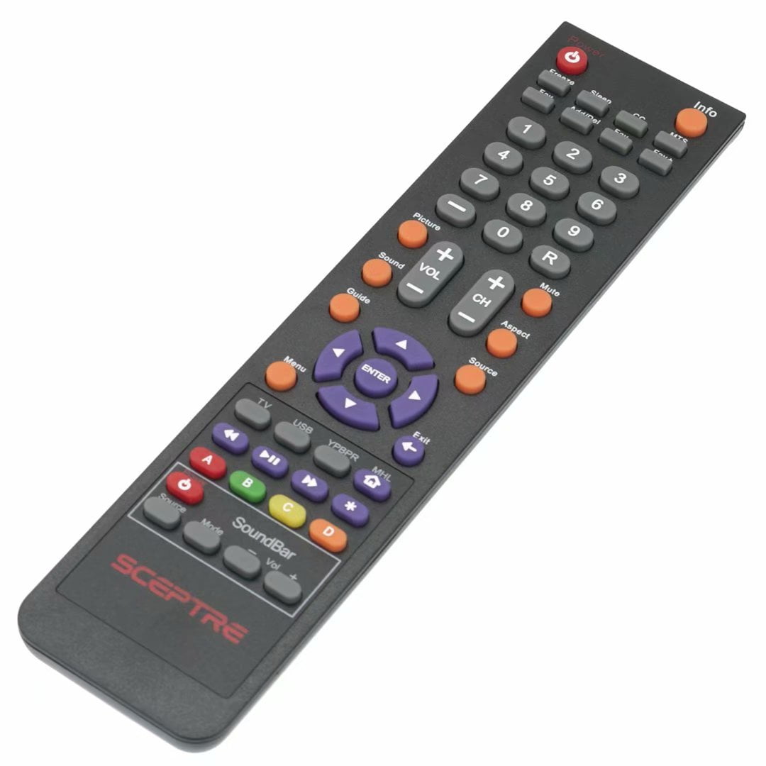 New Remote Control 142022370010C for SCEPTRE TV E195BV-SMQR E205BVSMQC