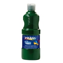 Prang Non-Toxic Ready-to-Use Washable Tempera Paint, 1 qt Bottle, Green