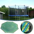 thumbnail image 2 of Hyasfey 6/8/10/12/14/15/16-Feet Trampoline Sunshade Cover UV Resistant Waterproof Weather-resistant Outdoor 6-12 Poles Trampoline Canopy Sun Protection Top Cover, 2 of 6