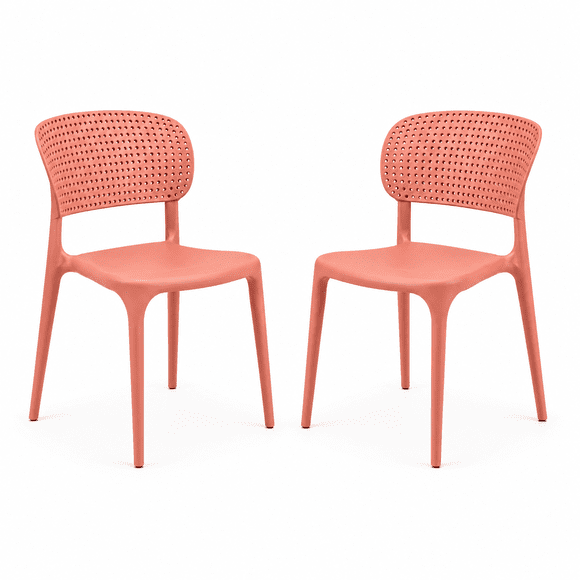 Set 2 Sillas Taurus Polipropileno Comedor Exterior Amobelli