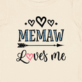 thumbnail image 4 of Inktastic Memaw Grandma Loves Me Girls Baby T-Shirt, 4 of 5