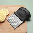 thumbnail image 4 of Potato Cutter Vegetable Slicer,Double-Sided Household Tool,Stainless Steel Blade,Easy Clean Design for Kitchen Prep,French Fries Maker,Food Prep Assistant,Versatile Vegetable Chopper,MIANHT, 4 of 8