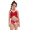 Red, variant on XBASW 2-12 Years Girls Swimsuits Two-Pieces Bathing Suits Halter Ruffled Crop Top and Floral Swim Shorts Swimwear Set for Baby Toddler Kids