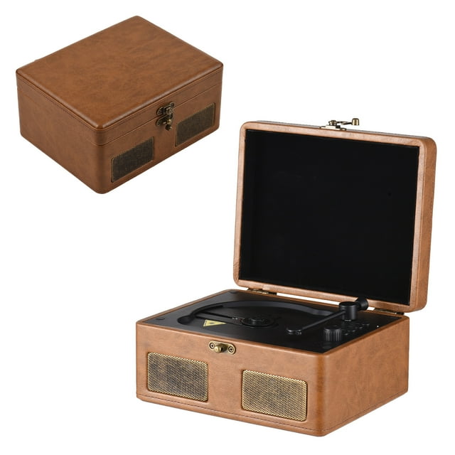 Lecteur de Musique, Lecteur de Cd Portable Rechargeable à Entrée 3.5mm avec Plateau Tournant pour Amateurs de Musique