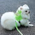 thumbnail image 3 of Dog Backpack Cute Frog Shape Self Carrier Harness Adjustable Puppy Bag Vest For Travel Camping Hiking, 3 of 5