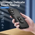 thumbnail image 6 of for Samsung Galaxy A13 5G Case, Slim Fit Military Grade Drop Tested Dual Layer Shockproof Case with 360 Ring Holder Kickstand Protective Rugged Car Magnetic Non-Slip Phone Case,Black, 6 of 10