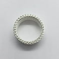thumbnail image 5 of 932 Sterling Silver Heavy Mesh Ring, 5 of 8