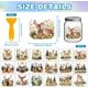 thumbnail image 2 of 18 hojas de calcomanías de ciervos Sika Nature para frotar, animales del bosque, impermeables, UV, DTF, para vasos, calcomanías de ciervos Milu para botellas de agua, jarrones y manualidades., 2 of 9