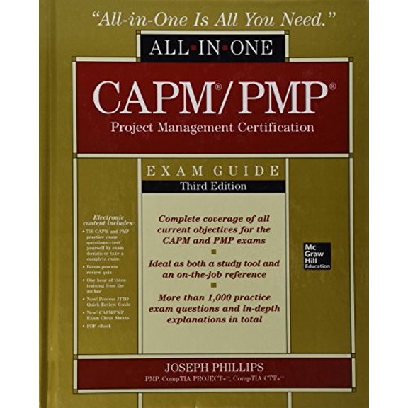 Pre-Owned Capm/Pmp Project Management Certification All-In-One Exam Guide, Third Edition (Hardcover) 0071776044 9780071776042