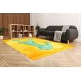 thumbnail image 3 of Modern Rug, Entry Rug, Bold And Brash Rugs, Front Door Rug, Squidward Painting Rugs, Cute Rug, Area Rugs, Yellow Rugs, Gift for the Home, 5.9'x9.2' - 180x280 cm, 3 of 4