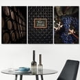 thumbnail image 2 of wall26 Canvas Print Wall Art Set Wine Oak Barrel Purple Country Grape Collage Drinks &amp; Cocktails Food Photography Scenic Realism Decorative Vintage for Living Room, Bedroom, Office - 16"x24&, 2 of 5
