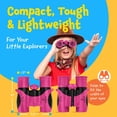 thumbnail image 3 of Think Peak Toys Binoculars for Kids High Resolution 8x21, Pink, 3 of 9