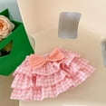 thumbnail image 2 of EnJoCho Baby Girls Spring Summer Plaid Bow Tie Skirts Tulle Tutu Skirts Little&Big Girl Cute Shorts Dress, 2 of 5