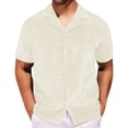thumbnail image 2 of Men's Muscle Slim Henley Shirts Crewneck Longline T-Shirt Gym Workout Athletic Shirt Tees, 2 of 5