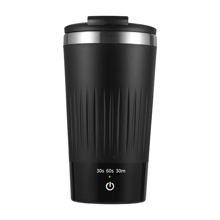 Htovila 400mL Self Stirring Mug with Lid Automatic Stirring Coffee Cup  Electric Stainless Steel Self Mixing Coffee Cup for Coffee Milk Cocoa Hot  Chocolate Tea 