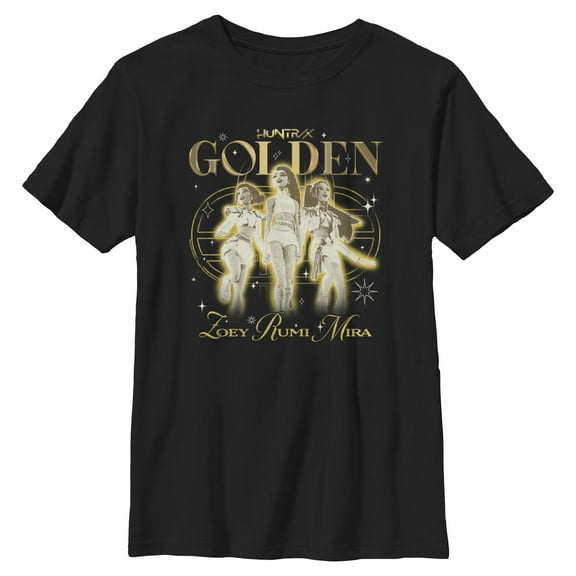 Boys KPop Demon Hunters Huntrix The Golden Girls T Shirt