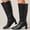 Black, variant on Long Boots for Women Knee High Chunky High Heels Pointed Toe Fashion Boot for Fall Winter Black 6.5