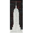 thumbnail image 1 of Great BIG Canvas | Rolled Michael Mullan Poster Print entitled Empire State Building - Red, 1 of 4