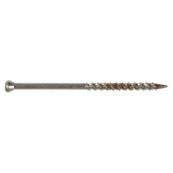 HILLMAN FASTENERS 1LB 8X2-1/2" Stainless Steel Star Trim Screw 48641