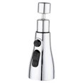 thumbnail image 1 of 360 Degree Kitchen Sink Faucet Sprayer, 3 Modes Kitchen Faucet Nozzle (silver), 1 of 1