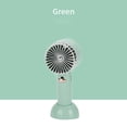 thumbnail image 2 of Hvmvliv Portable Fan Cute Mini Fan Summer Outdoor Portable Coolings Handheld Fan 900Mah 3 Gear Silent Fan Green, 2 of 5