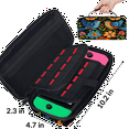 thumbnail image 3 of Herdesigns Floral Bird Carry Case Compatible with Nintendo Switch 2017 & Oled 2021, with 20 Game Card Slots, Vintage Boho Floral Portable Travel Carrying Case Pouch for Accessories & Games, 3 of 8