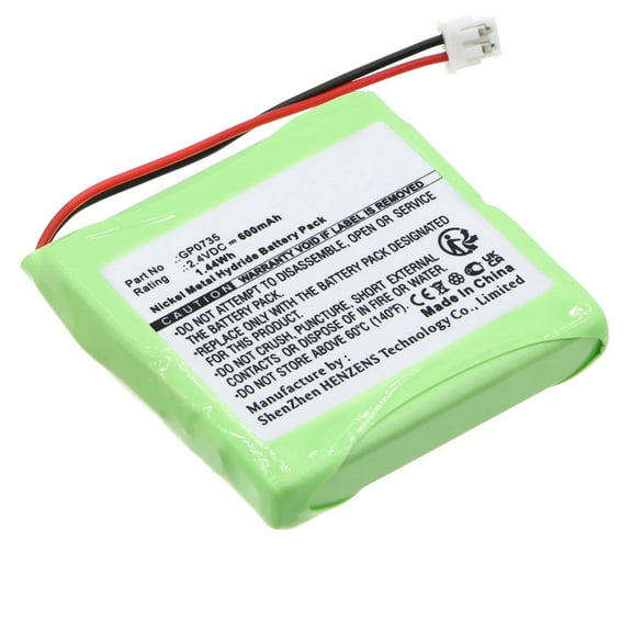 Batteries N Accessories BNA-WB-H394 Cordless Phones Battery - Ni-MH, 2.4V, 600 mAh, Ultra High Capacity Battery - Replacement for Audioline 5M702BMX Battery