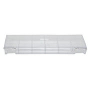 Everything Mary 21 Compartment Plastic Bead Storage Box, Clear, (Single)