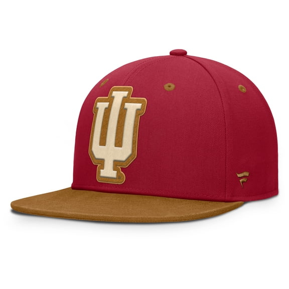Men's Fanatics Crimson/Brown Indiana Hoosiers NoBo Fitted Hat