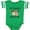 Football Green and White, variant on Inktastic My Granny Loves Me with Sloth and Hearts Boys or Girls Baby Bodysuit