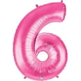 thumbnail image 2 of Pink Foil 40 inch Number Balloon, 2 of 2