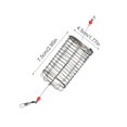 thumbnail image 4 of Guardoinrt 5 Pieces Solid Fishing Feeder Cage Practical Carp Lure Attracting Mesh Cages Fishing Tackles Snaps Accessories for River, 4 of 6