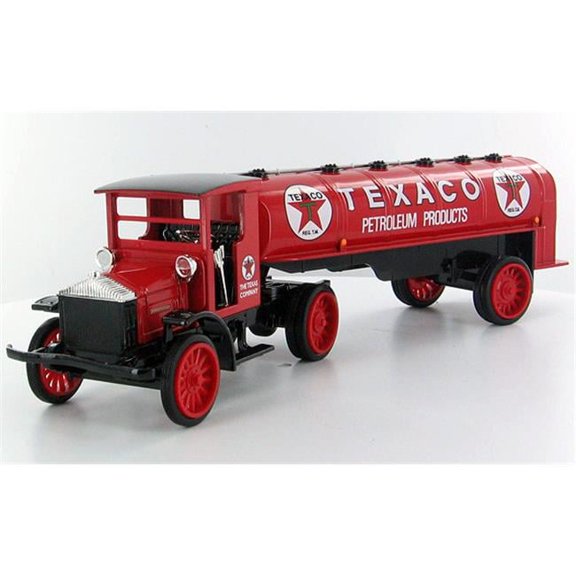 ERTL  Texaco No. 16 1999-1920 Pierce-Arrow Semi-Truck Tanker Trailer, Red
