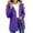 Purple, variant on YAYUBA Girl's Raincoats Lightweight Waterproof Windproof Adjustable Windbreaker Rain Jackets Hooded with Pockets S-XXL