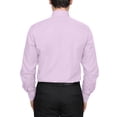 thumbnail image 3 of Men's Berlioni Long Sleeve Regular Fit Button Up Solid Dress Shirt, 3 of 5