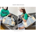 thumbnail image 1 of Bolsa De Ejercicios Bolsa de fitness para mujer Bolsa deportiva de gran capacidad para viajes y natación (azul hielo) Hugtrwg Para Estrenar, 1 of 9
