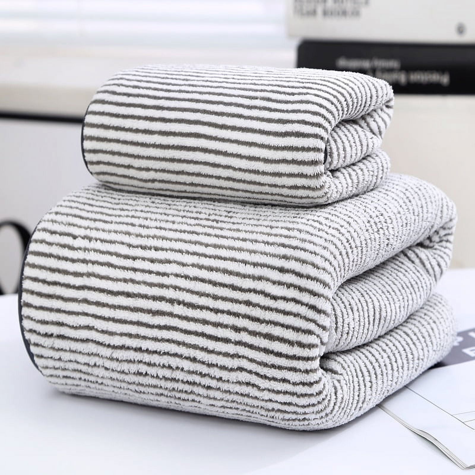 My Texas House Whitney Cotton Hand and Bath Towel Set, Blue