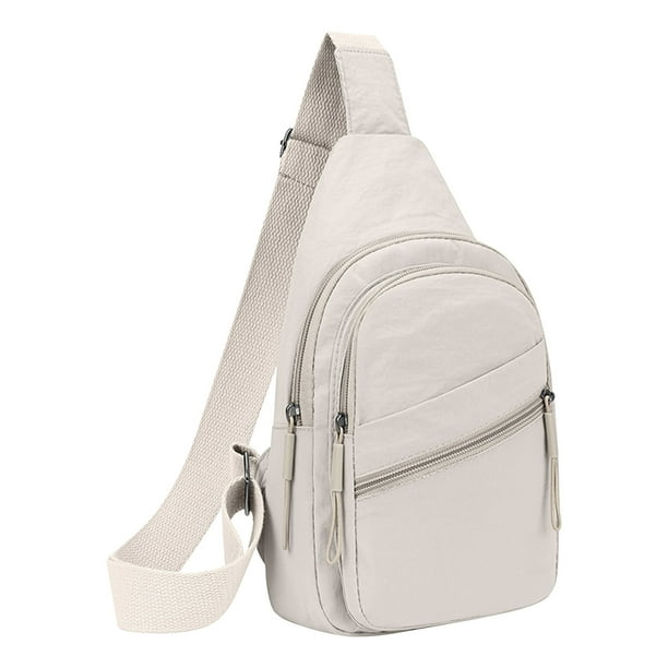 Bolso bandolera de piel para hombre | Bolso de viaje cruzado | Organizador manos libres | Correa ajustable para senderismo, desplazamientos diarios, cartera, teléfono y llaves.