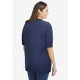 thumbnail image 2 of Woman Within Plus Size Perfect Elbow-Length Sleeve Cardigan, 2 of 6