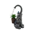 thumbnail image 2 of Ywbawe Solar Powered Garden Statue Outdoor Patio Decor Resin Elephant Figure with Planter Light for Home Yard Decoration 1-Piece, 2 of 9