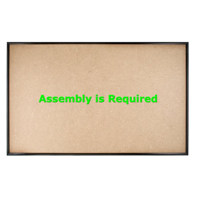 Quadro Frames 15x25 inch Picture Frame, Black, Style P3753/8 inch Wide