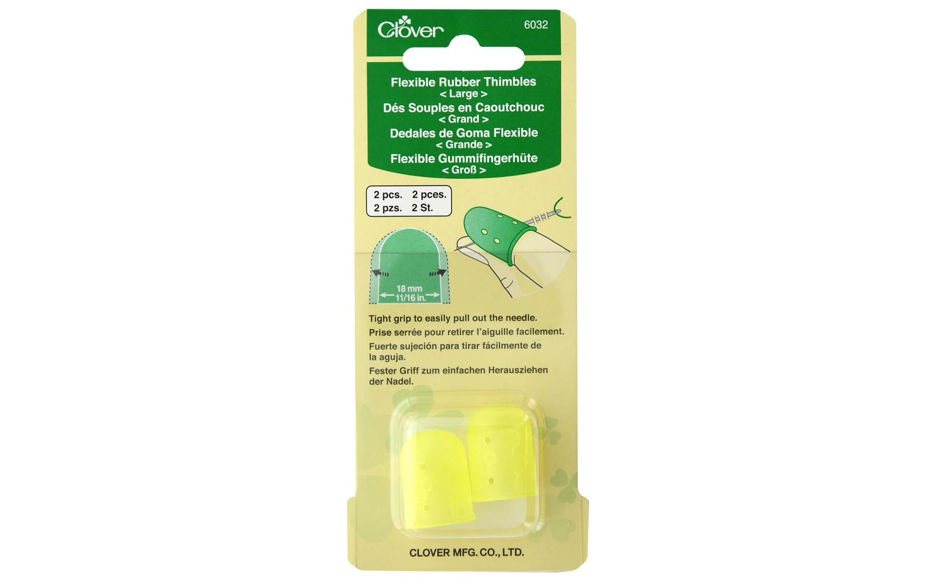 6032 CLOVER FLEXIBLE RUBBER THIMBLES LG