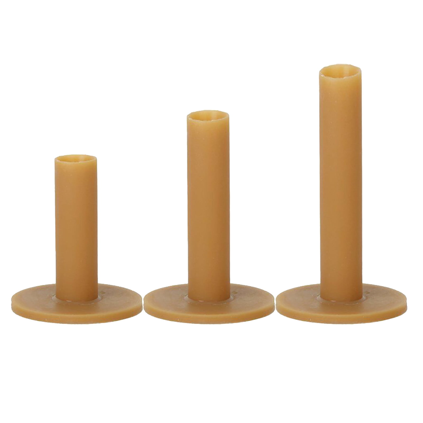 Boniawe 3Pcs Rubber Golf Tees Holder Tee Range Driving Practice Mat Hitting 60 70 80mm
