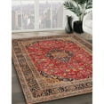 thumbnail image 3 of Ahgly Company Machine Washable Indoor Rectangle Traditional Fire Brick Red Area Rugs, 6' x 9', 3 of 7