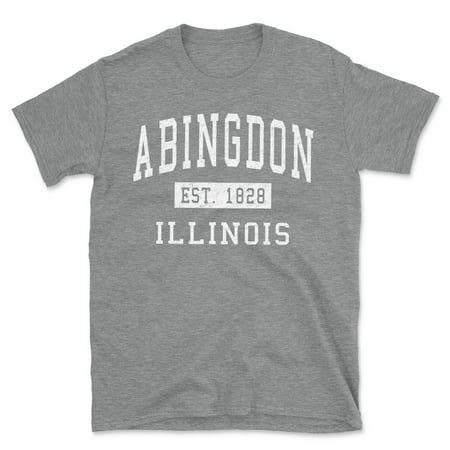 Abingdon Illinois Classic Established Men s Cotton T-Shirt Abingdon Illinois Classic Established Men s Cotton T-Shirt