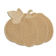 thumbnail image 2 of Clearence! Pumpkin Design Placemats Embroidered Fabric Table Mats Autumn Fall Harvest Thanksgiving Halloween Decoration Holiday Dining Room Kitchen Decor, 2 of 6