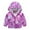 Purple, variant on XBASW 1-8Y Girls Hooded Rain Coat Jackets for Spring Fall Cartoon Printed Windbreaker Jackets Raincoat Outerwear for Toddler Baby Kids