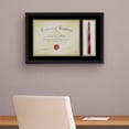 thumbnail image 2 of Melannco 8.5'' x 10'' Black MDF 2 lb Diploma Frame, 2 of 7
